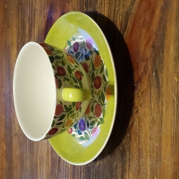 Kim Parker Emma's Garland Spode Cup and Saucer - Picture 2 of 5